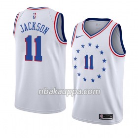 Philadelphia 76ers Demetrius Jackson 11 2018-19 Nike Valkoinen Pelipaidat Swingman - Miesten